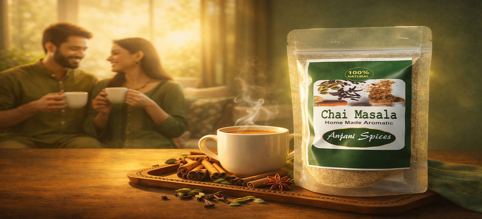 Enjoying-chai-with-Anjani-Spices new